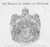 Das Wappen des F&uuml;rsten von Bismarck.