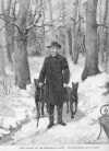 F&uuml;rst Bismarck auf dem Spaziergang im Park