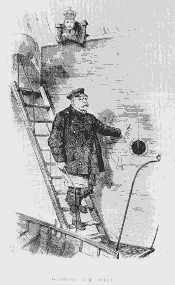 "Der Lotse geht von Bord", Punch 1890