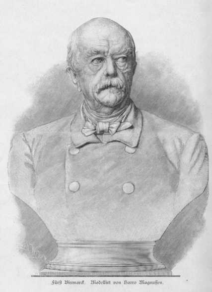Fürst Bismarck.Modelliert von Harro Magnussen