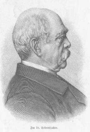 Bismarck im 70. Lebensjahr