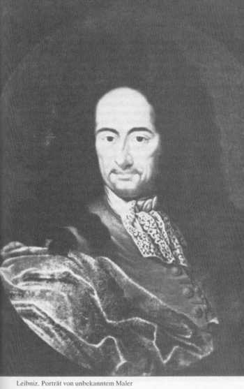 Leibniz. Porträt von unbekanntem Maler 