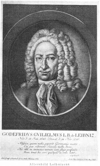 Altersbild Leibnizens nach Job. Gottfr. Auerbach