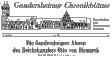 Gandersheimer Chronikbl&auml;tter